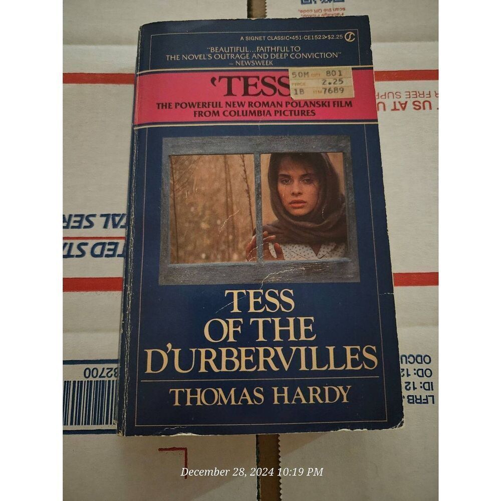 Tess of the D'urbervilles by Thomas Hardy signet books isbn 0451515226225